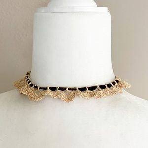Velvet And Lace Collar Choker